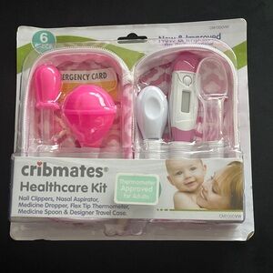 Cribmates Healthcare Kit with Pink and White Accessories